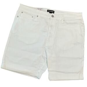 DKNY Women's Bermuda Denim Short White Size 16 NWT